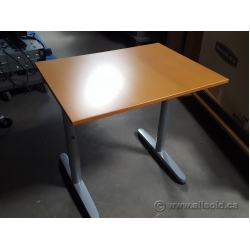 IKEA GALANT Training Table Desk 36"  Blonde, Espresso